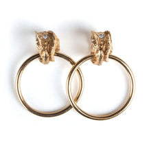 Load image into Gallery viewer, La Mujer Earrings - Medium Gold