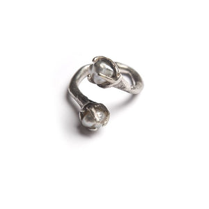 Pearl Double Eater Ring