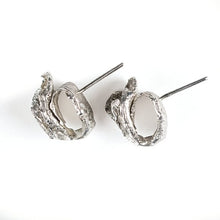 Load image into Gallery viewer, Vagina Studs - Oxidized Silver